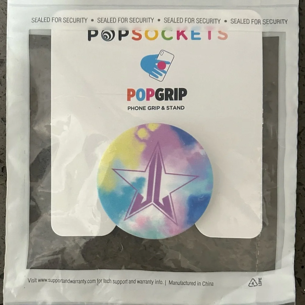 Jeffree Star x PopSocket PopGrip - Tie-Dye Logo Design